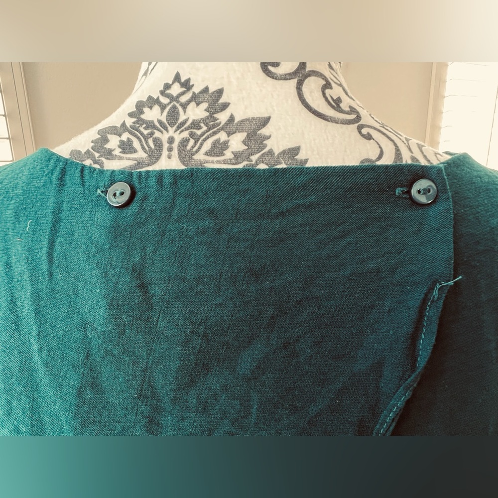 Zara Basic Collection Forest Green Open Back Jump… - image 4